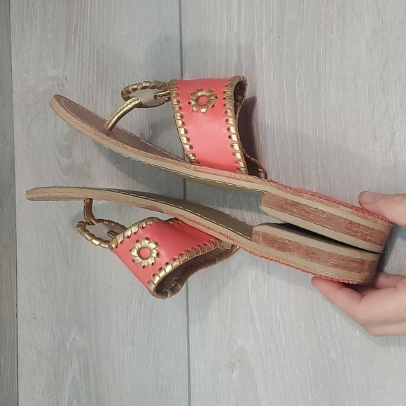 Jack Roger's Womens Hobo Boho Sandals T strap Sandals Flats shoes sz 7M - Picture 9 of 15